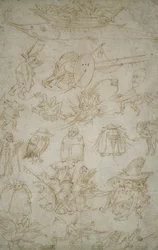 Grotesque Studies (verso)